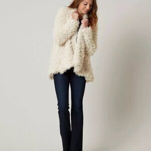 Free People Harmony Faux Fur Swing Coat